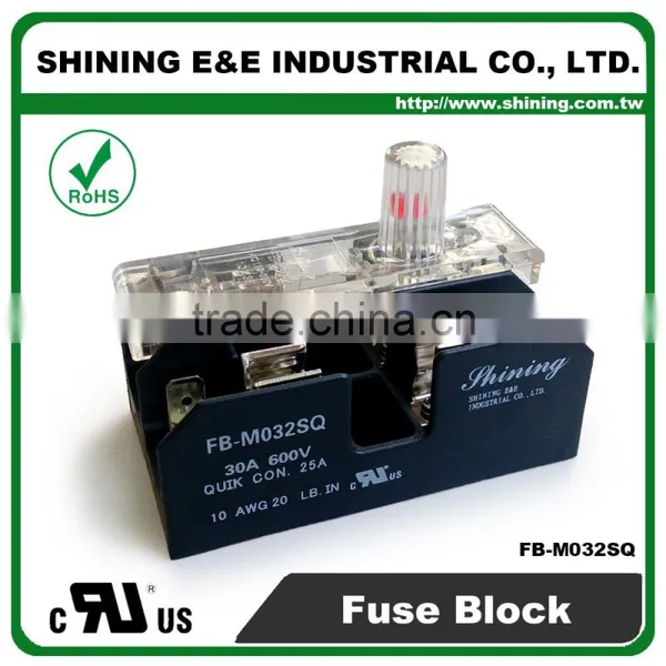 FB-M032SQ UL Approved Equal To Bussmann 2 Pole 30A Ceramic Fuse Holder photo-5