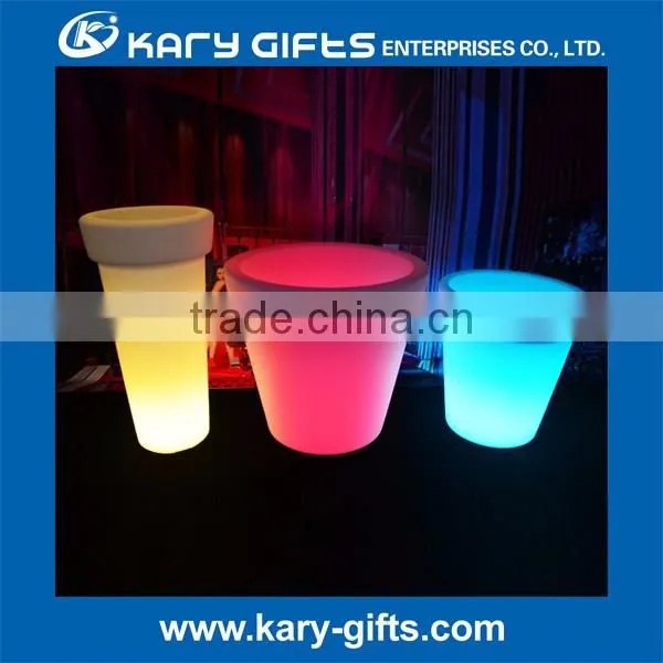Led Light Plant Pot Large Size Garden Plastic Led Flower Pot photo-3