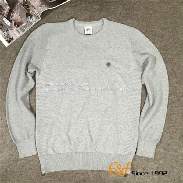 Raglan Sleeves and Slit Sweater for Men photo-2