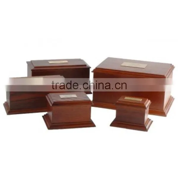 Wooden Cremation Urns ~ Wood Urn Box ~ Wooden Urn photo-2