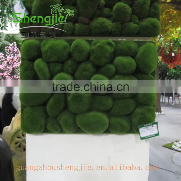 SJLJ013315 Artificial Moss / Plastic Moss Floor Tile for Wall Decoration photo-3