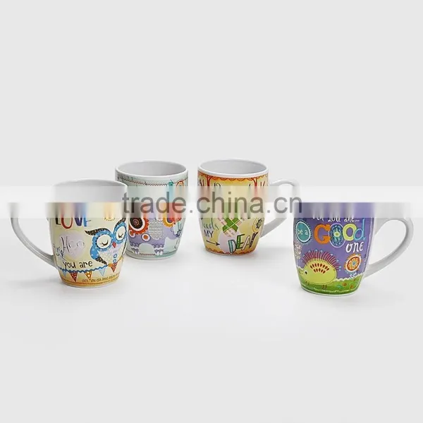 12oz Custom Ceramic Mug,belly Shape With Decal photo-3