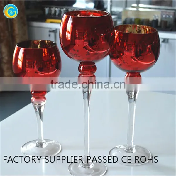Tall Glass Candle Holders photo-6