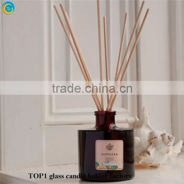 Cylinder Wine Glasses Glass Diffuser Bottle With Cork photo-6