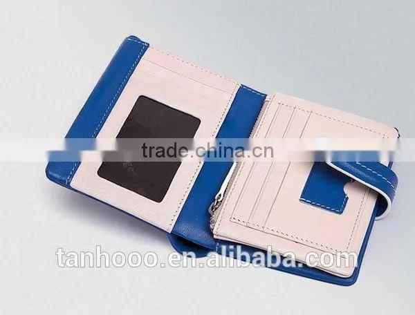 Genuine Leather Card Holder Basic Women Leather Wallet photo-2