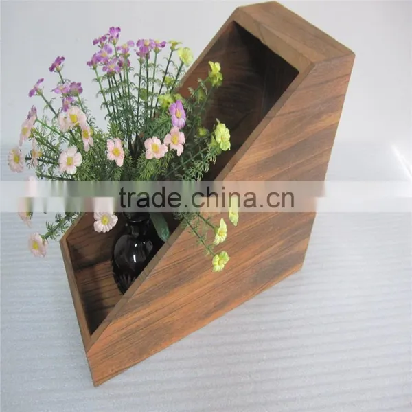 Office Desk Organizer Stationery Set Wood Pen Container File Holder Box photo-2