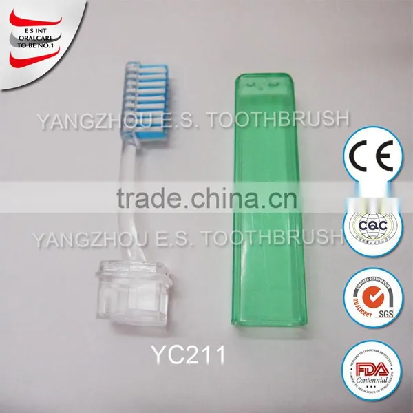 Wholesale FDA Convenient Foldable Office Travel Toothbrush From China photo-2