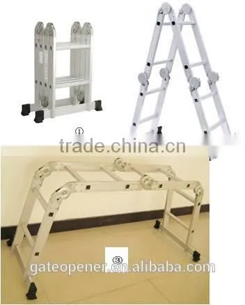 Aluminum Folding Scaffold Multi-Purpose Ladder 12.5-Feet / 350 lb photo-4
