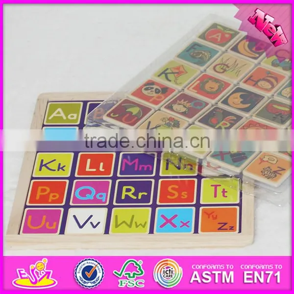 В продаже новые деревянные буквенные игры для младенцев 2016 года W14B069 photo-5