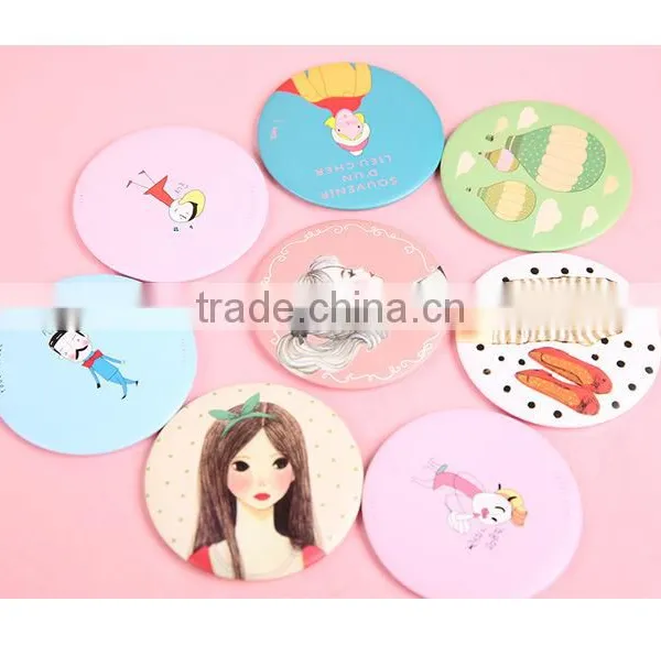 Tinplate Cosmetic Mirror/pocket Mirror/Macao Mirror photo-3