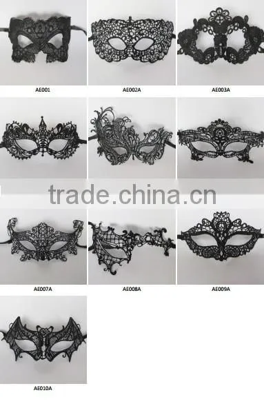 Sexy Black Lace Eyes Mask for Masquerade Party photo-6