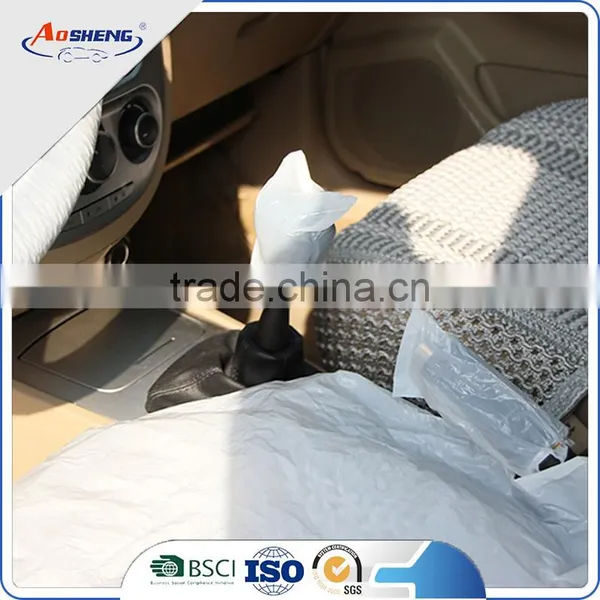 pe Disposable Car Seat Cover Steering Wheel Gear Shiftcovers photo-4