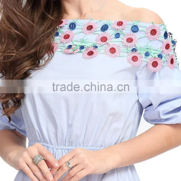 Custom Smart Casual Cold Shoulder Woman Club Fashion In Style Hot Dress photo-3