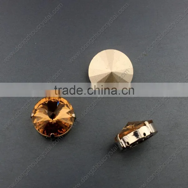 Best-selling Topaz Drop Shape Glass Fancy Stones.Factory Price Pointback Faceted Glass photo-5
