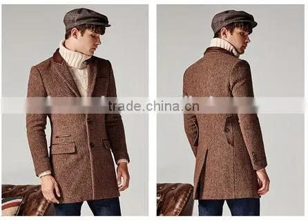 Classical Coffee Color Men Coat Winter Coat photo-2