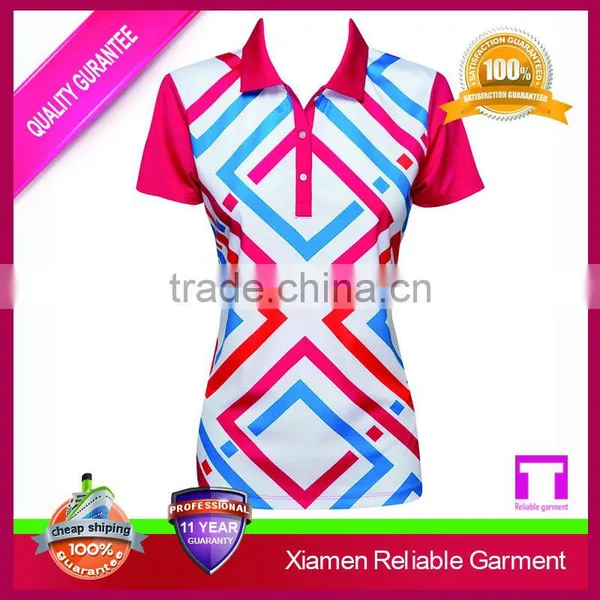 Pique Polo Shirt for Laday, Women Plain Polo Custom Clothing Manufacturers Wholesale photo-5