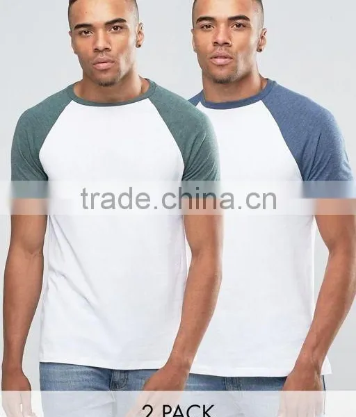 T-Shirt With Contrast Raglan Sleeves photo-2