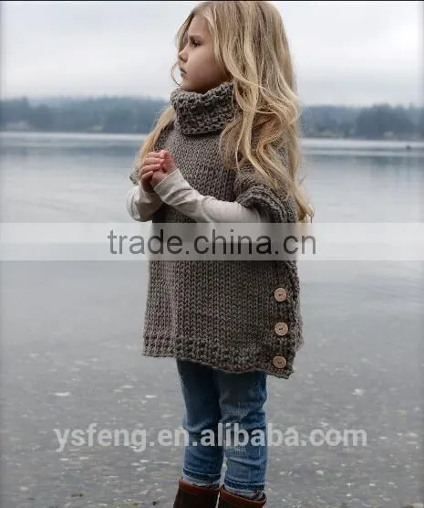 New Fashion Design Inmporter Baby Girl Pullover Sweater photo-3
