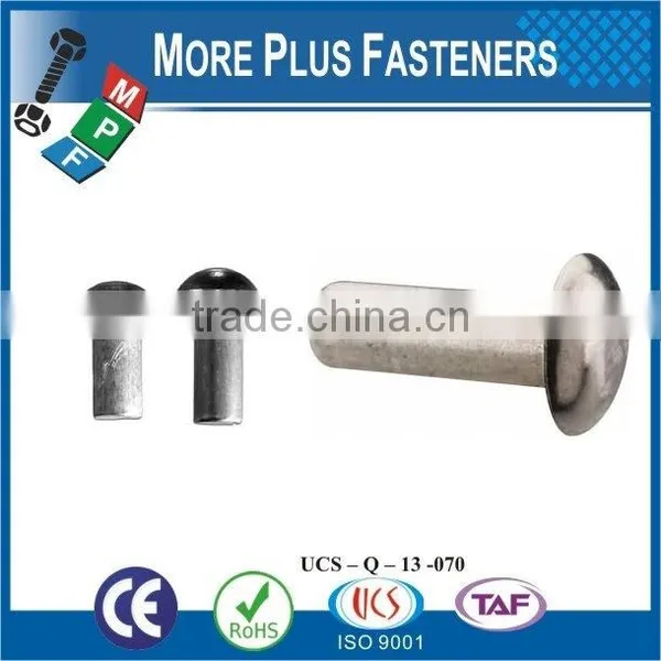 Made in Taiwan High Quality Metal Nut Black Solid Rivet photo-6