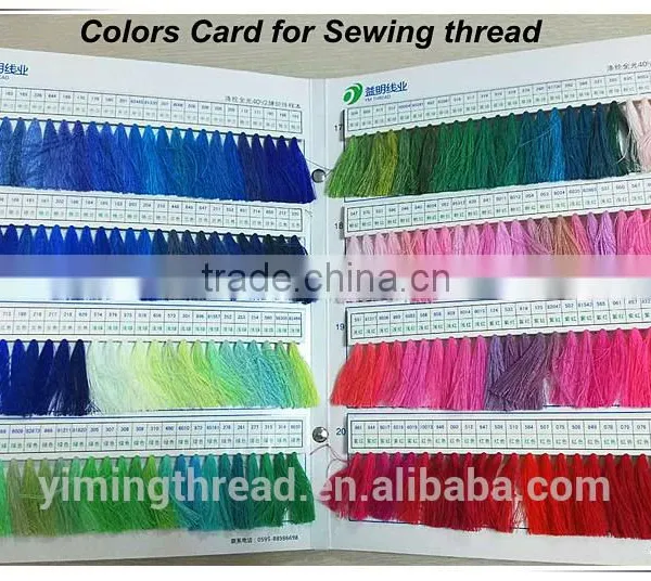 Dyed 100% Polyester Core Spun Yarn 20/2 30/2 40/2 for Garment Sewing photo-5