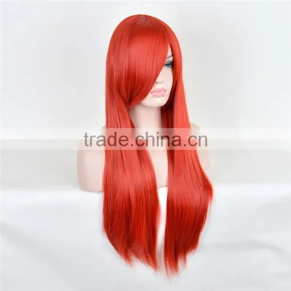 High Quality Red Long Straight Wig Cosplay Wig,long Silver Cosplay Wigs photo-3