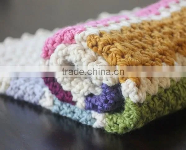 DIY Craft Kits Afghan Blanket Sets Easy Chunky Crochet V-stitch Knitted Craft Kit photo-3