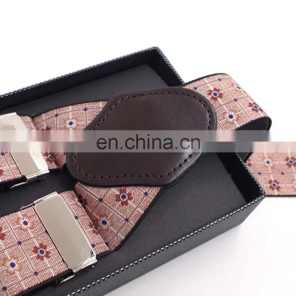 Hot Sale 3.5cm Adult Men's Printed Suspenders photo-4