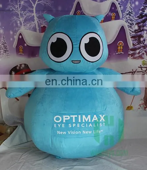 2017 Happy Island New Style Inflatable Bule Cat Mascot Costume Adult Mascot Cat Costume Funny Mascot Costumes photo-2