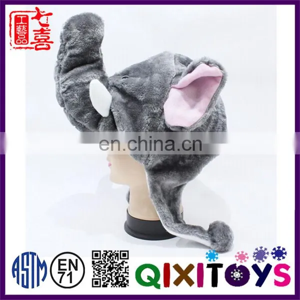 Professional Customized Unique Design High Quality Funny Plush Animal Hats Kids Fur Hat Wholesale photo-6