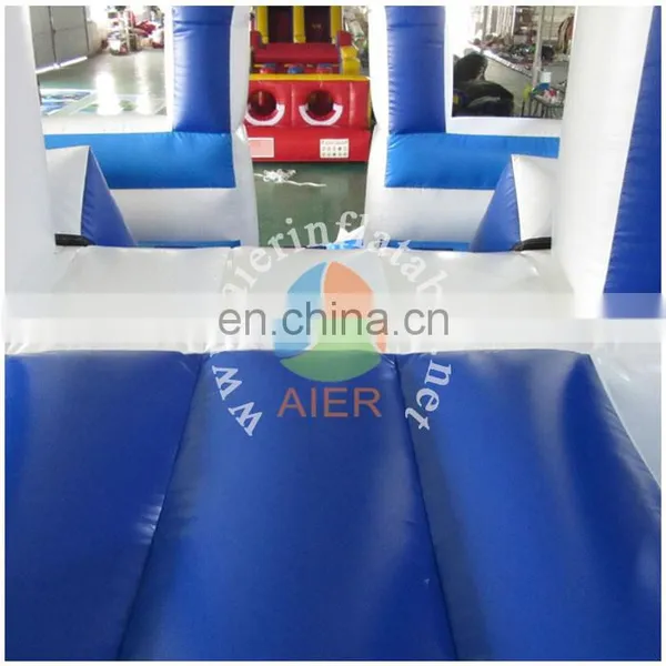 Clear Bule and White Inflatable Funland, Commercial Funland City for Sale photo-4