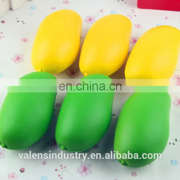 OEM Wholesale Anti Stress Soft PU Squishy Kawaii Slow Rising Cute Mango Toys Factory photo-5