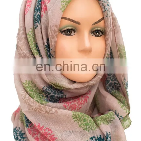 Scarf Women Hijab New Fabric Print Wholesale Price photo-3