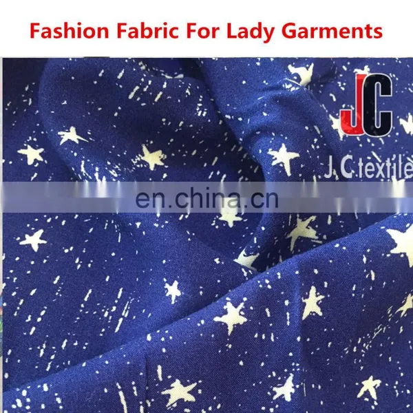 JC Fabric Import and Export Corporation New Design 100% Rayon Multi-color Fabric Silk Soft Poplin Printed Overlay Fabric photo-3