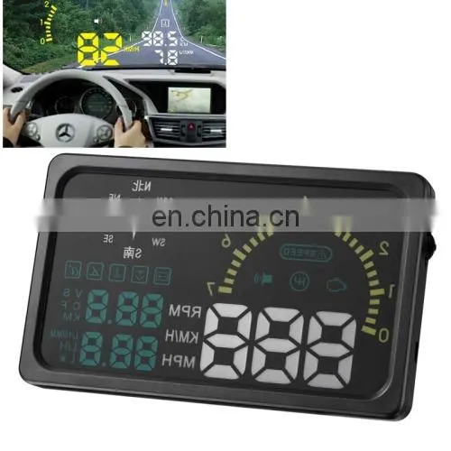 6 Inch Car HUD Head Up Display Vehicle-mounted Security System