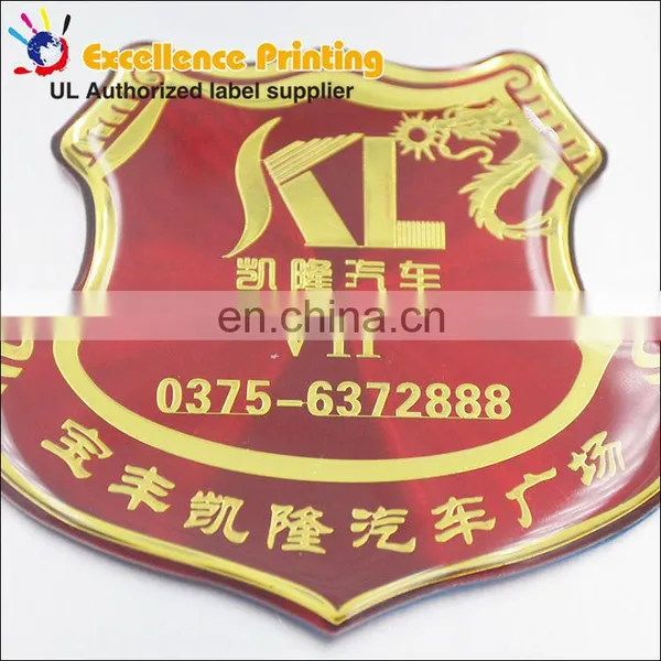 Colorful Self Adhesive 3d Epoxy Resin Dome Label photo-5