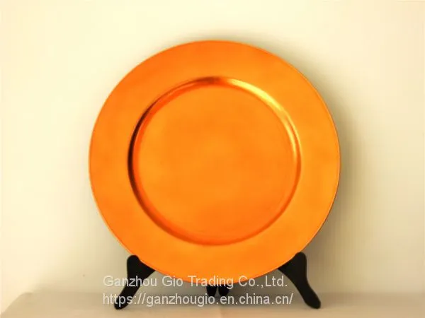 Plastic Charger Plate,christmas Decoration Plate Charger Plate Made in China YF-60015 photo-4