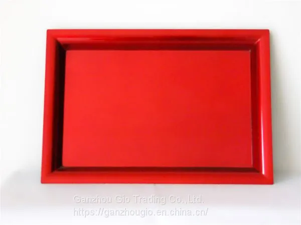 Square Plastic Charger Plate,christmas Decoration Plate Charger Plate Made in China YF-60061
