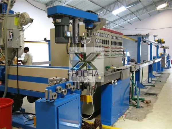OD1.5 - 8.0mm Wire And Cable Extrusion Line Capacity 100-120Kg / Hr