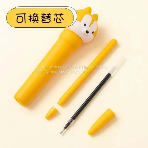 Decompression pen soft soft decompression pen super cute creative neutral pen cute kneading pen cartoon vent pen slow rebound stationery