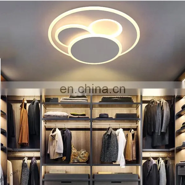 Simple Round Ultra Thin Acrylic Indoor Led Ceiling Light photo-4