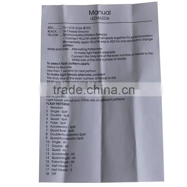 New 4W Curved Shape Strobe Light photo-5