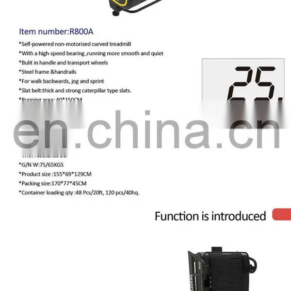 Gym Running Machine Treadmill Foldable Low Price Treadmill Home and Gym Use Equipment Manual Curved Treadmill & Air Runner photo-4