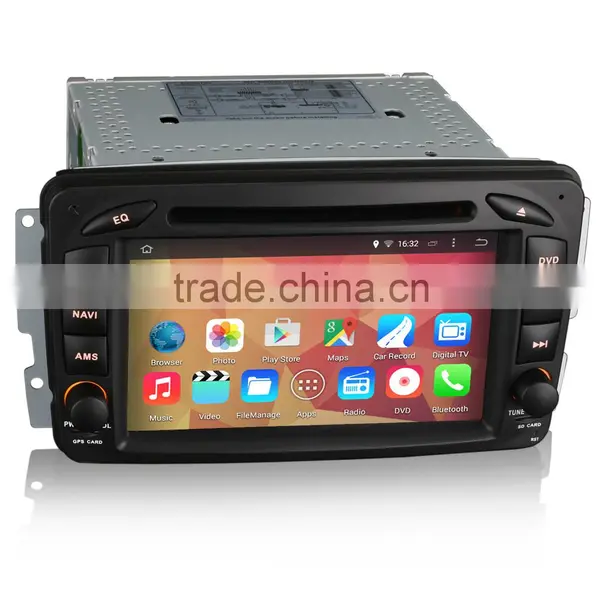 Erisin ES2507B 2 Din 7 Inch Touch Screen Android 4.4.4 Car DVD Player for Mercedes W203 photo-3