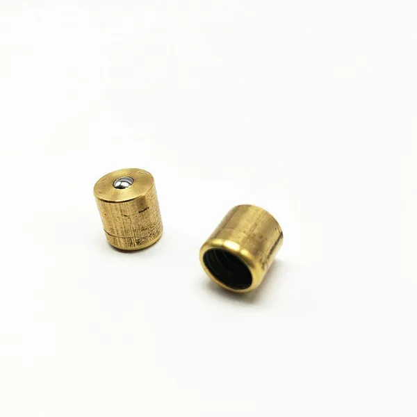 Brass Button Grease Cup 8x8mm Ball Oiler Suitable for Lubrication System photo-1