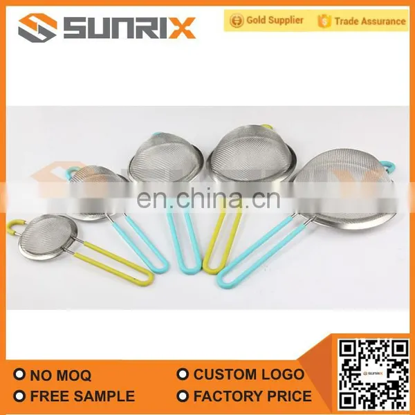 Best Selling Silicone Handle Stainless Steel Strainer Filter photo-4