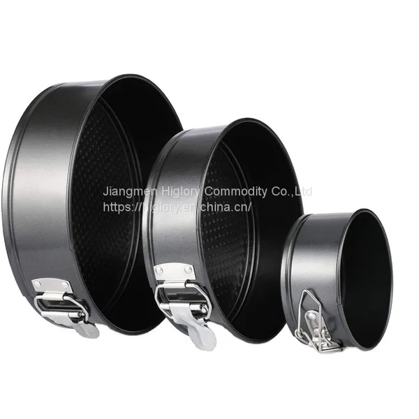 Non Stick Round Bakeware Removable Springform  Cake Pan Set Oven Safe Baking Cake Moulds photo-2