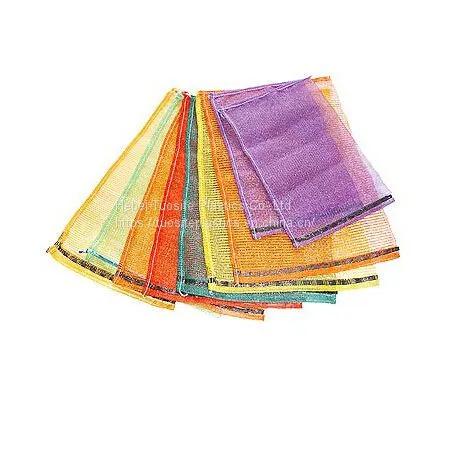 Customized Laminited Label PP Drawstring Vegetable Leno Woven Mesh bag 25kg 50kg Onions Potatoes Packing Sack photo-5