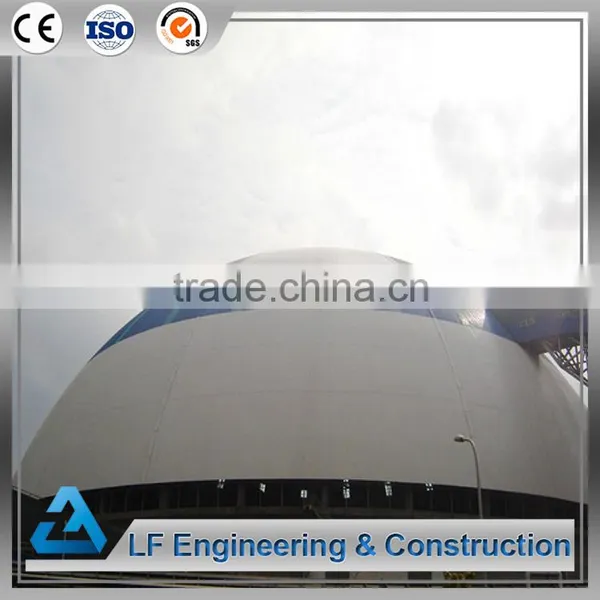 Galvanized Steel Tube Structure Dome Coal Storage photo-2