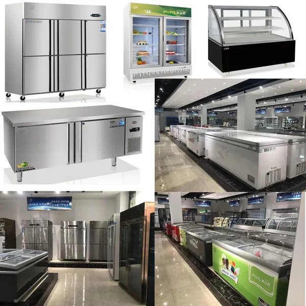 Customized Freezer Kitchen Cake Display Seafood Air Curtain Cabinet