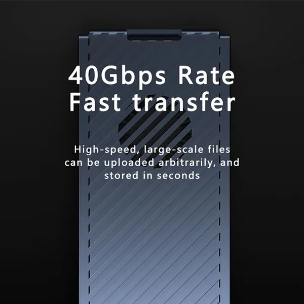 M.2 NVMe Thunderbolt 4 Mobile SSD Enclosure photo-4